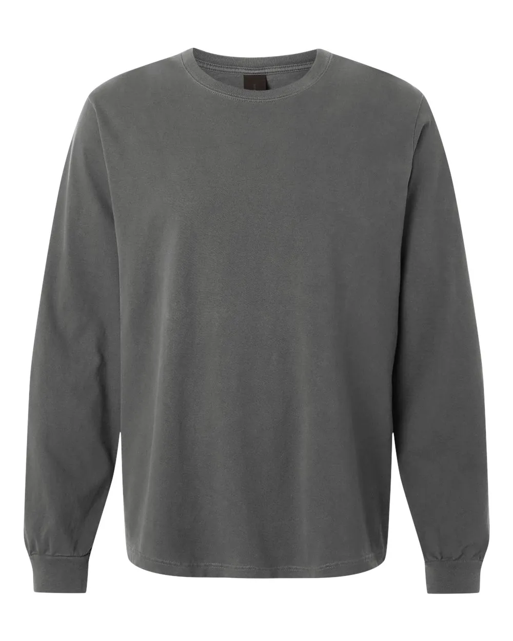 Bella+Canvas Garment-Dyed Long Sleeve Washed Charcoal