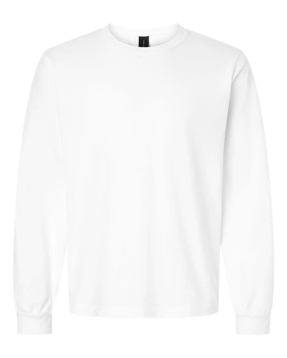 Bella+Canvas Garment-Dyed Long Sleeve White