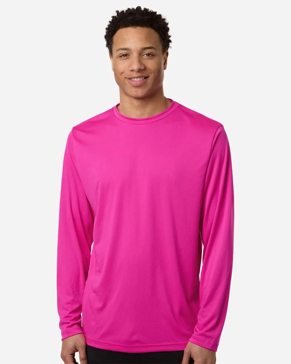 CORE365 Long Sleeve Bright Magenta