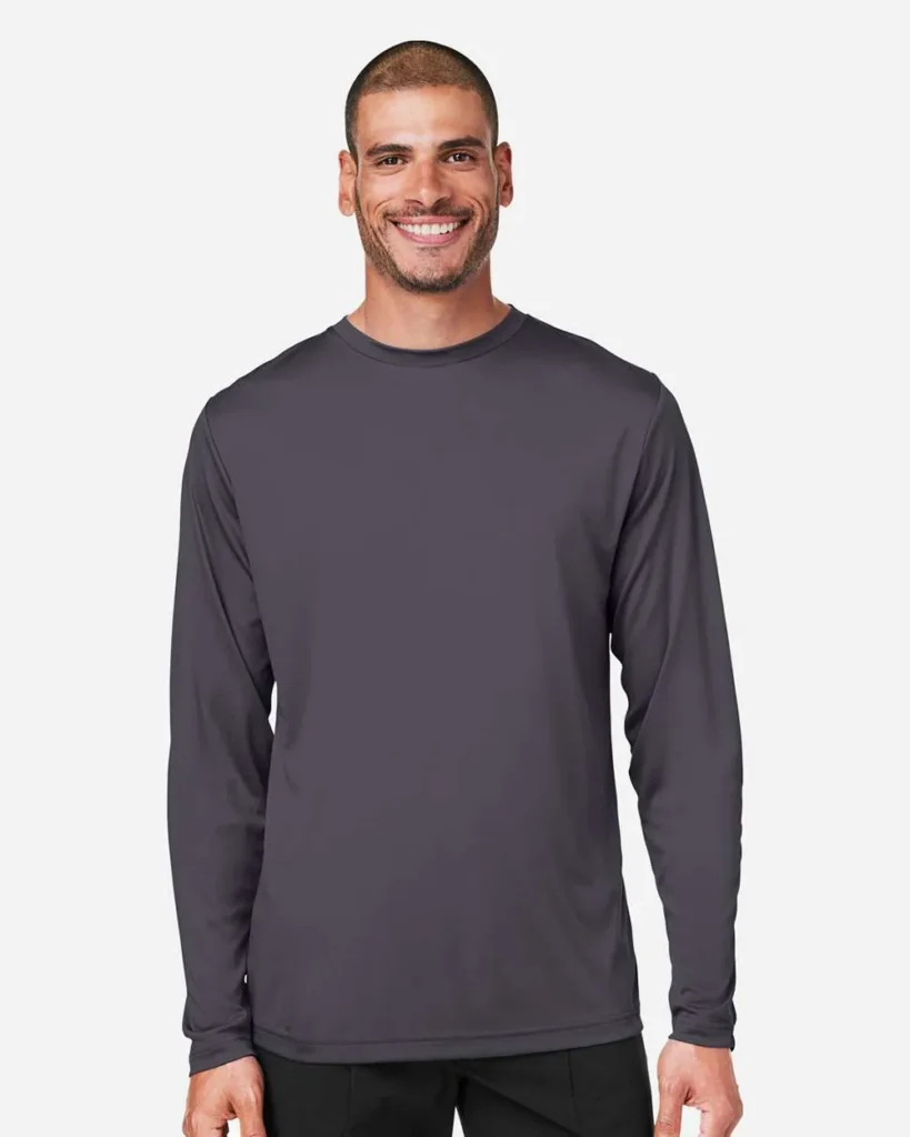 CORE365 Long Sleeve Carbon
