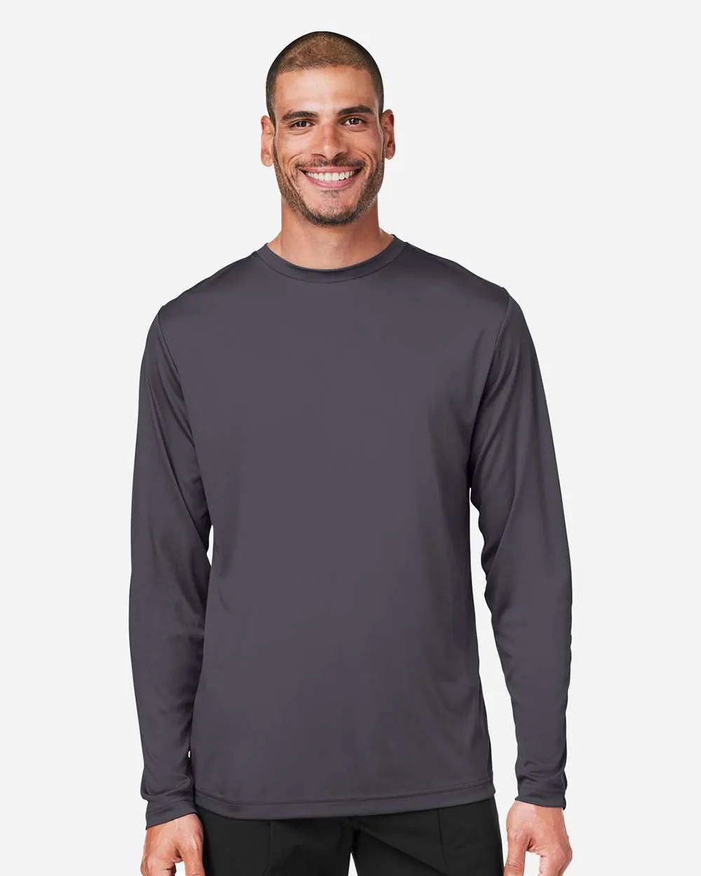 CORE365 Long Sleeve Carbon