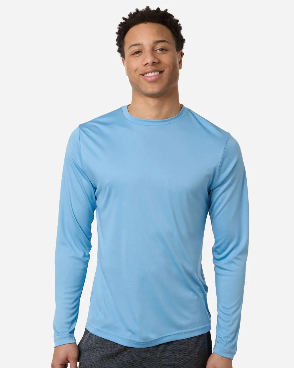CORE365 Long Sleeve Columbia Blue
