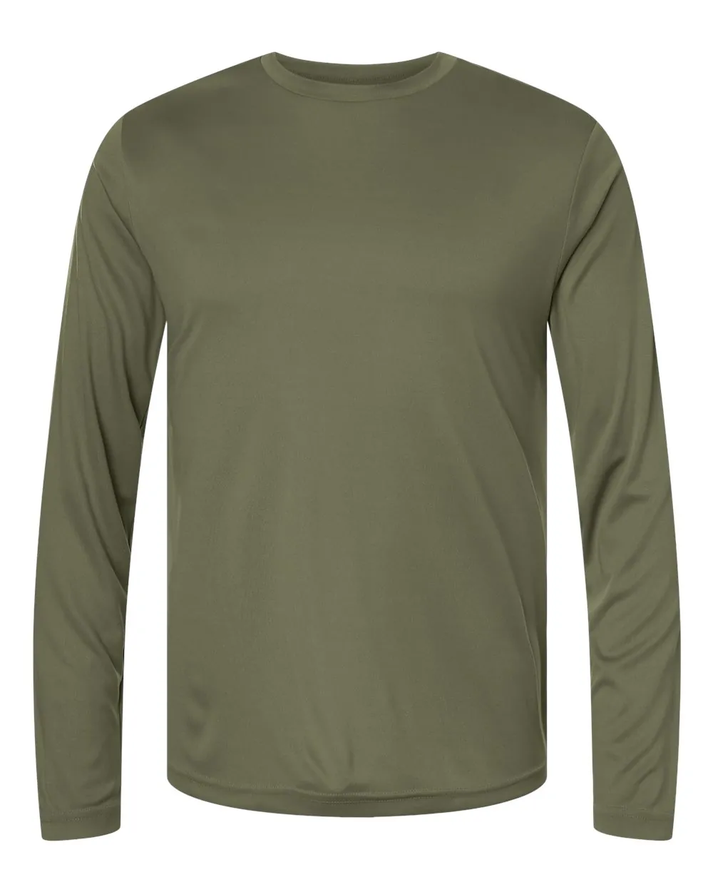 CORE365 Long Sleeve Military Green