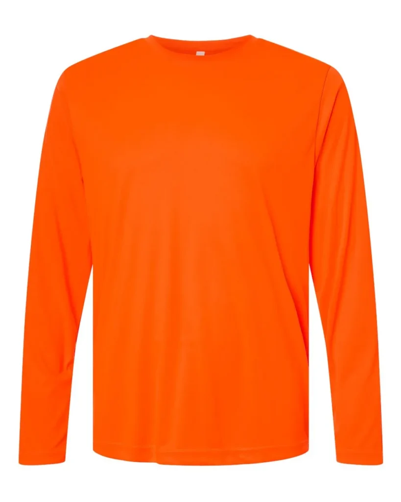 CORE365 Long Sleeve Safety Orange