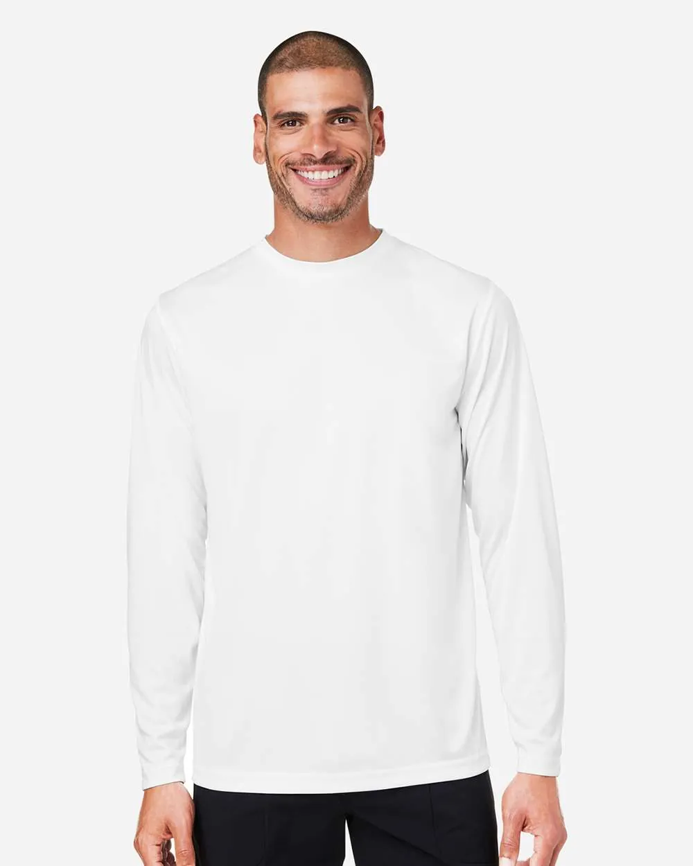 CORE365 Long Sleeve White