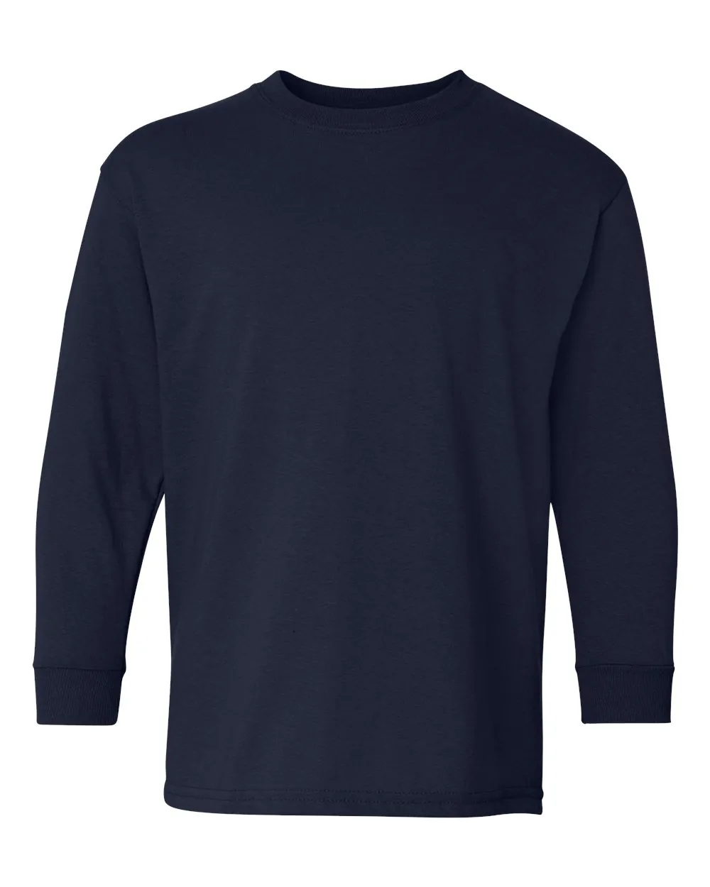 Gildan Youth Long Sleeve Navy