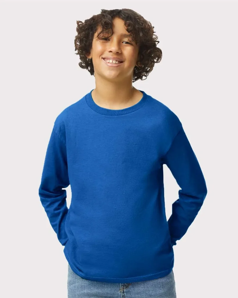 Gildan Youth Long Sleeve Royal