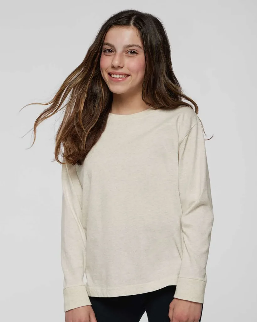 LAT Youth Long Sleeve Natural Heather