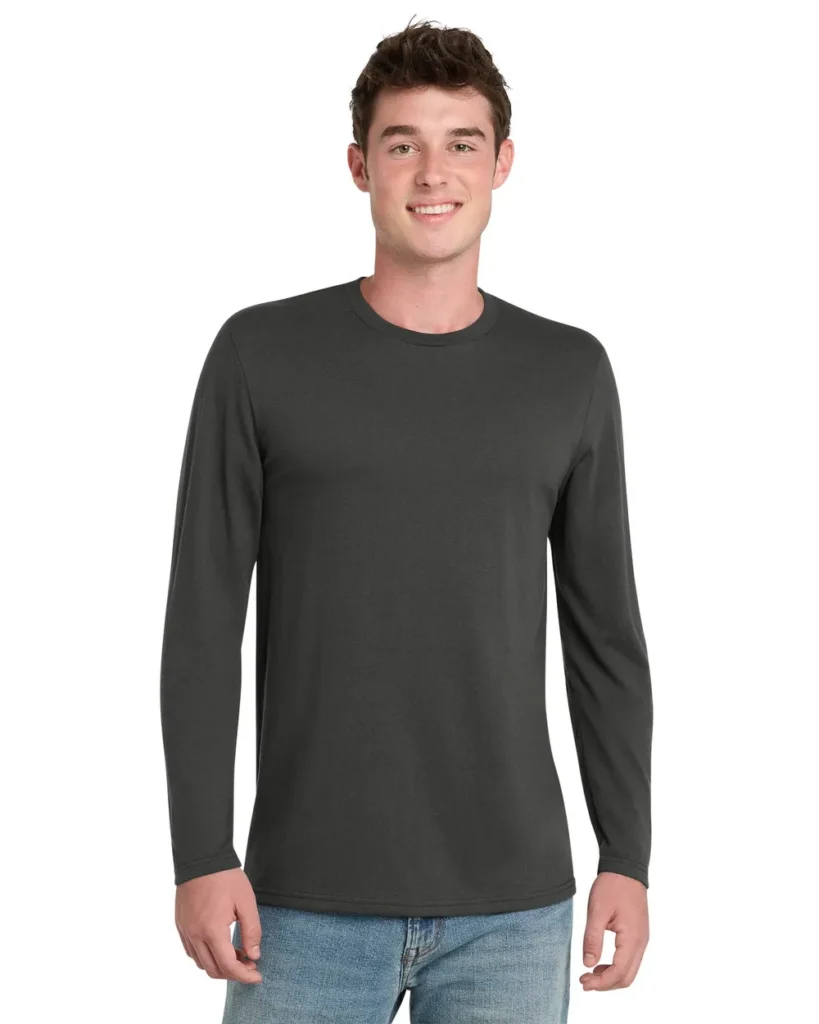 Port & Co Tri-blend Long Sleeve Coal Grey