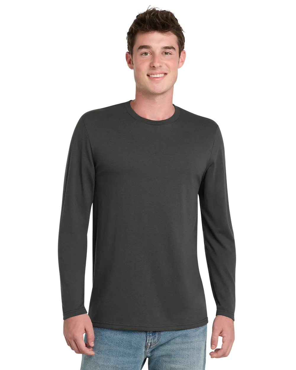 Port & Co Tri-blend Long Sleeve Coal Grey