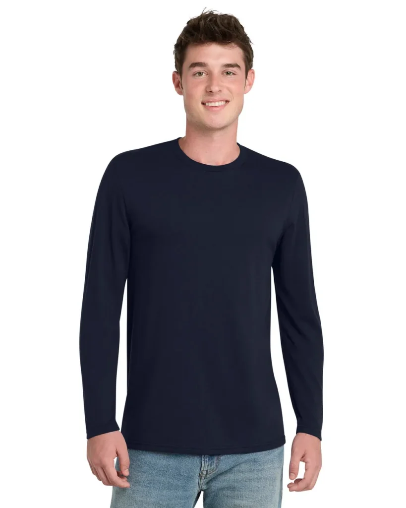 Port & Co Tri-blend Long Sleeve Deep Navy