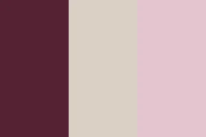 Maroon/ Natural/ Light Pink