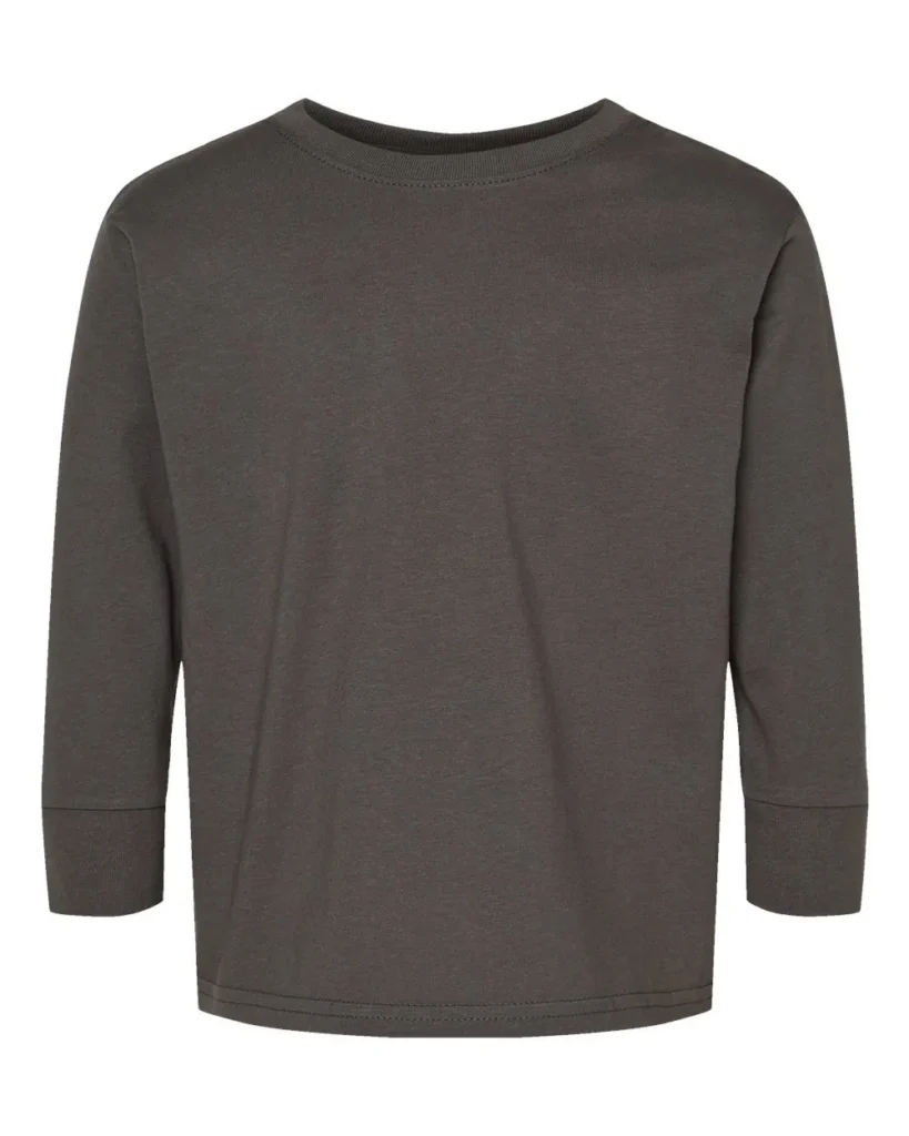 Rabbit Skins Toddler Fine Long Sleeve Charcoal