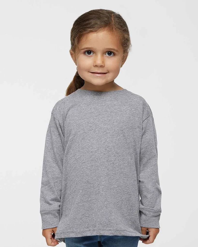 Rabbit Skins Toddler Fine Long Sleeve Heather