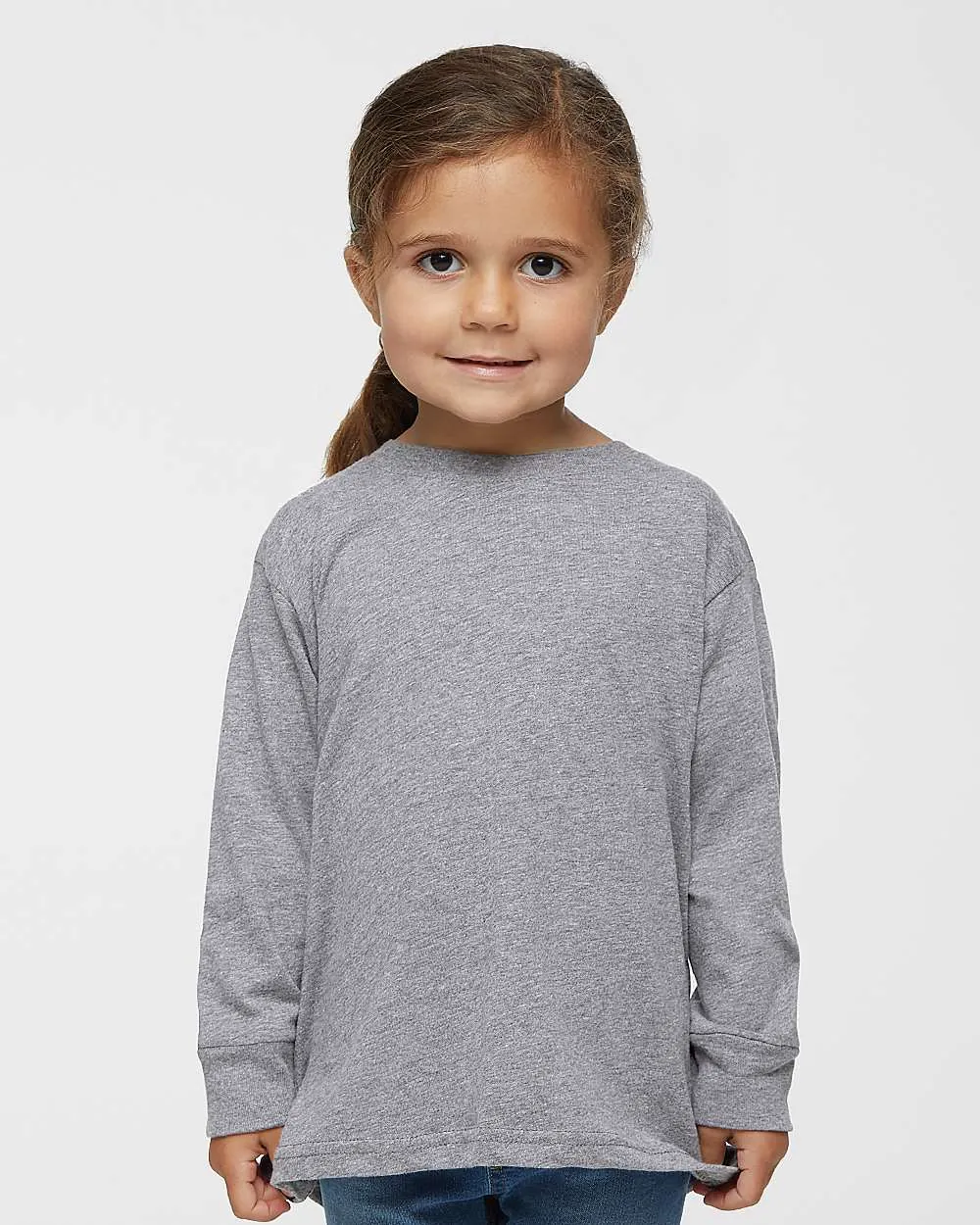 Rabbit Skins Toddler Fine Long Sleeve Heather