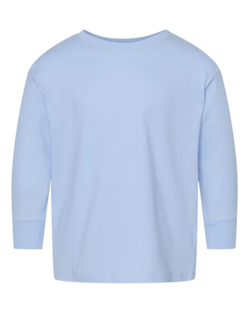 Rabbit Skins Toddler Fine Long Sleeve Light Blue
