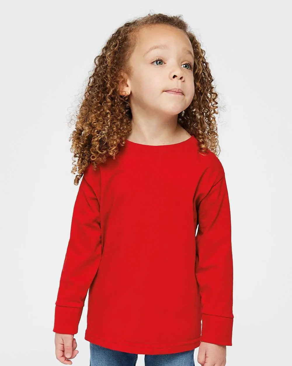 Rabbit Skins Toddler Fine Long Sleeve Red