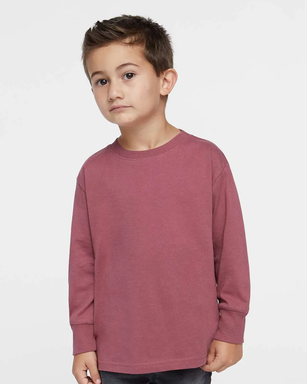 Rabbit Skins Toddler Fine Long Sleeve Rouge