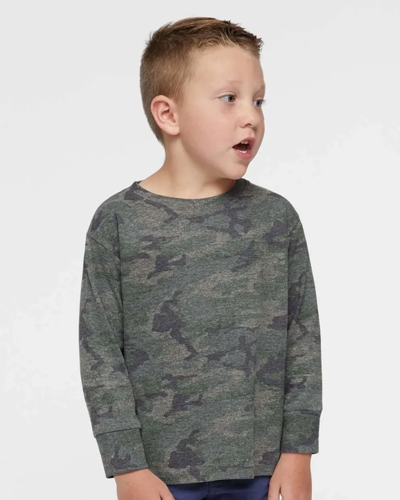 Rabbit Skins Toddler Fine Long Sleeve Vintage Camo