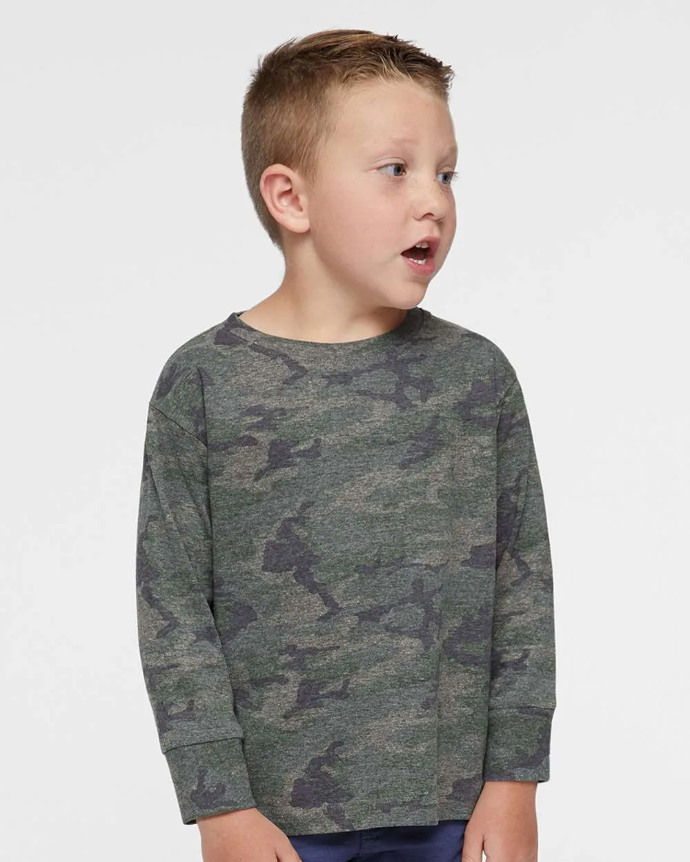Rabbit Skins Toddler Fine Long Sleeve Vintage Camo