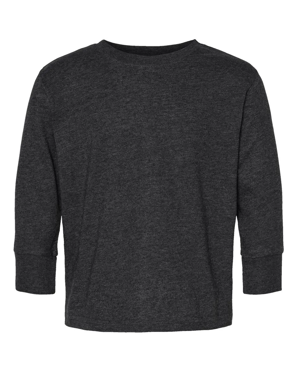 Rabbit Skins Toddler Fine Long Sleeve Vintage Smoke