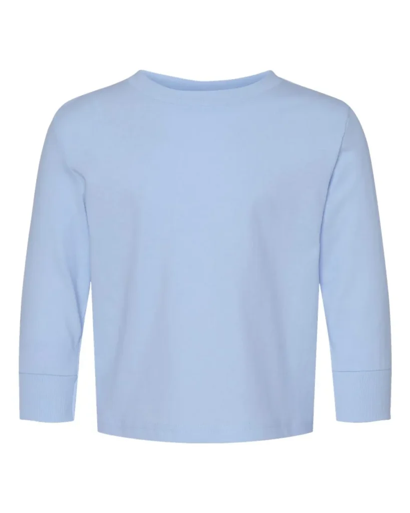 Rabbit Skins Toddler Jersey Long Sleeve Light Blue