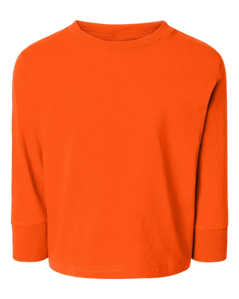 Rabbit Skins Toddler Jersey Long Sleeve Orange