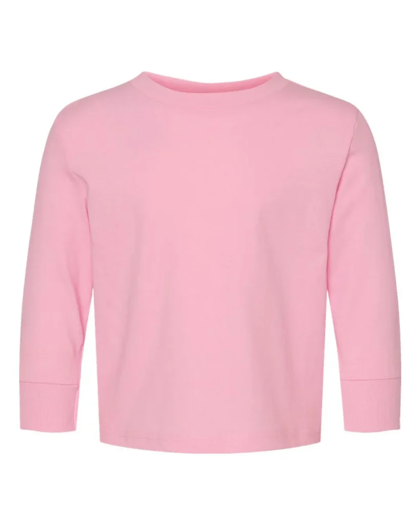 Rabbit Skins Toddler Jersey Long Sleeve Pink