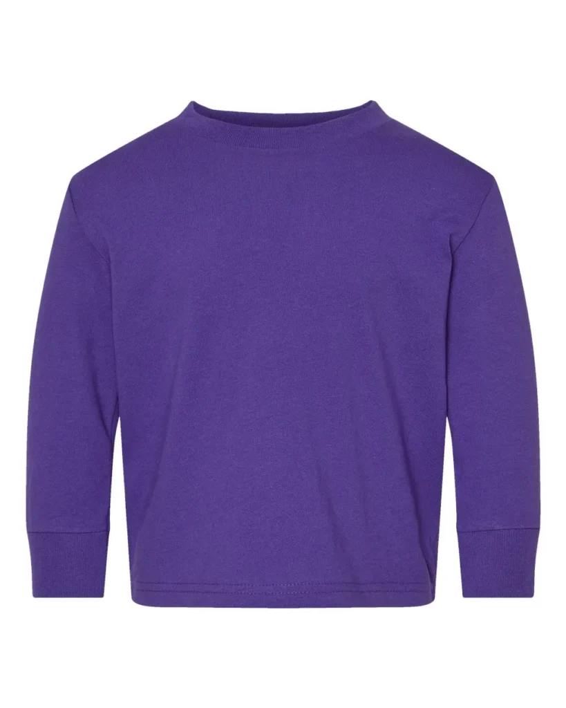 Rabbit Skins Toddler Jersey Long Sleeve Purple