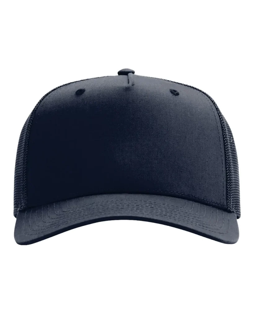 Richardson Five-Panel Trucker Cap Navy