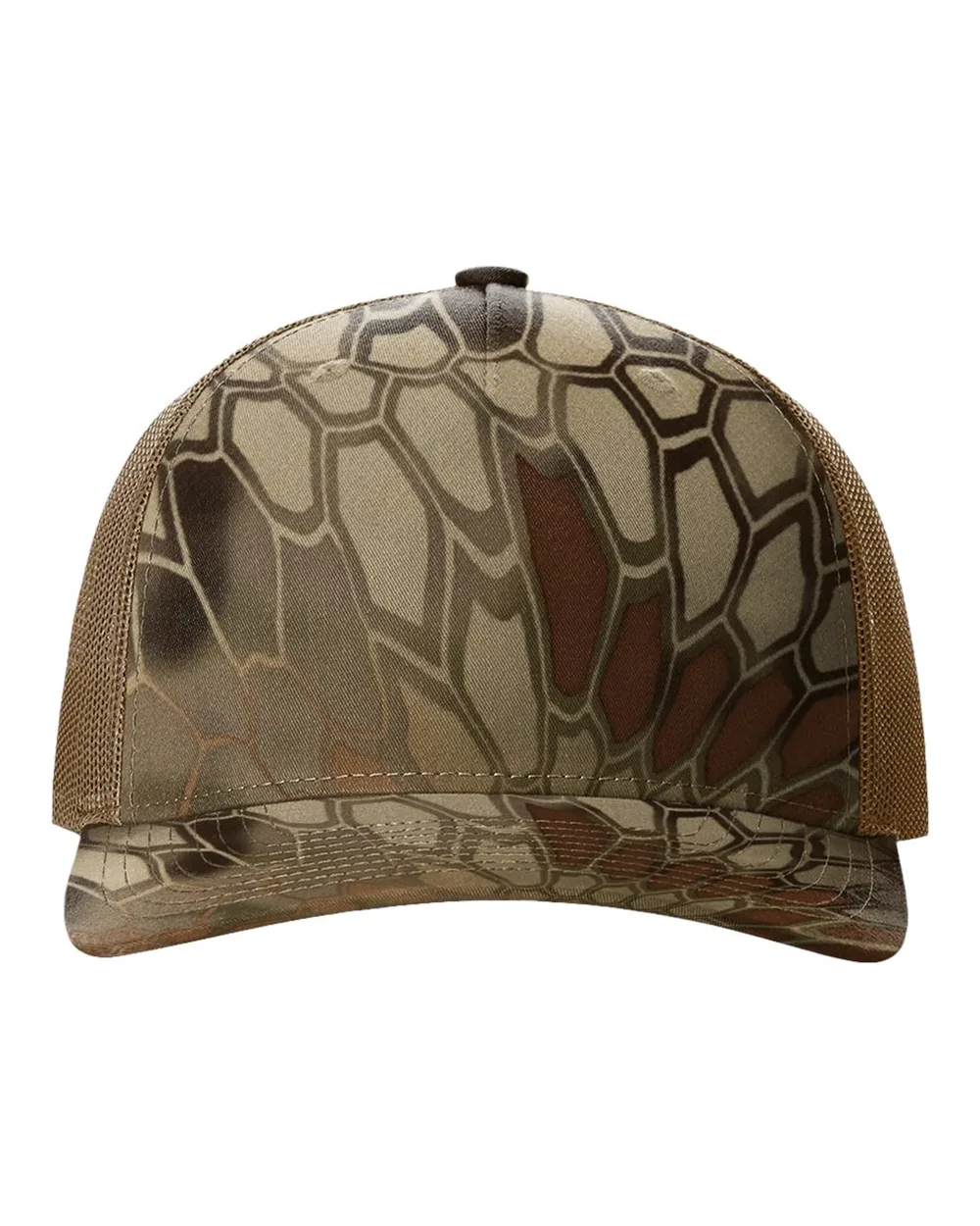 Richardson Printed Five-Panel Trucker Cap Kryptek Highlander/ Buck