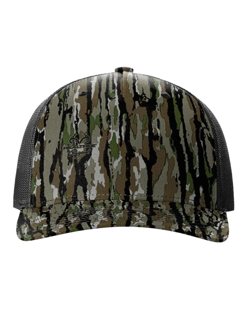 Richardson Printed Five-Panel Trucker Cap Realtree Original/ Black
