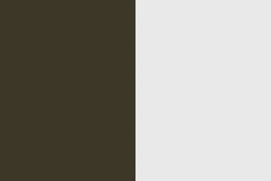 Dark Olive Green/ White