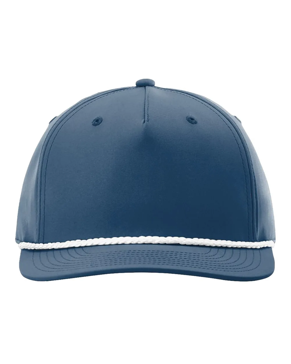 Richardson Five-Panel Rope Cap Light Blue/ White
