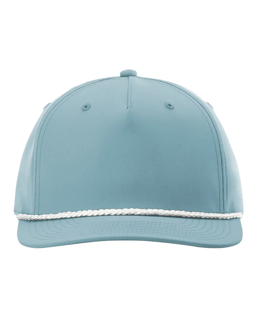 Richardson Five-Panel Rope Cap Smoke Blue/ White