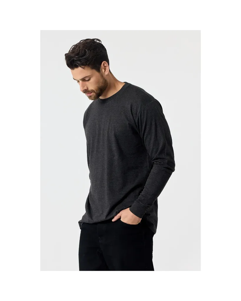 Smart Blanks Long Sleeve Charcoal Heather