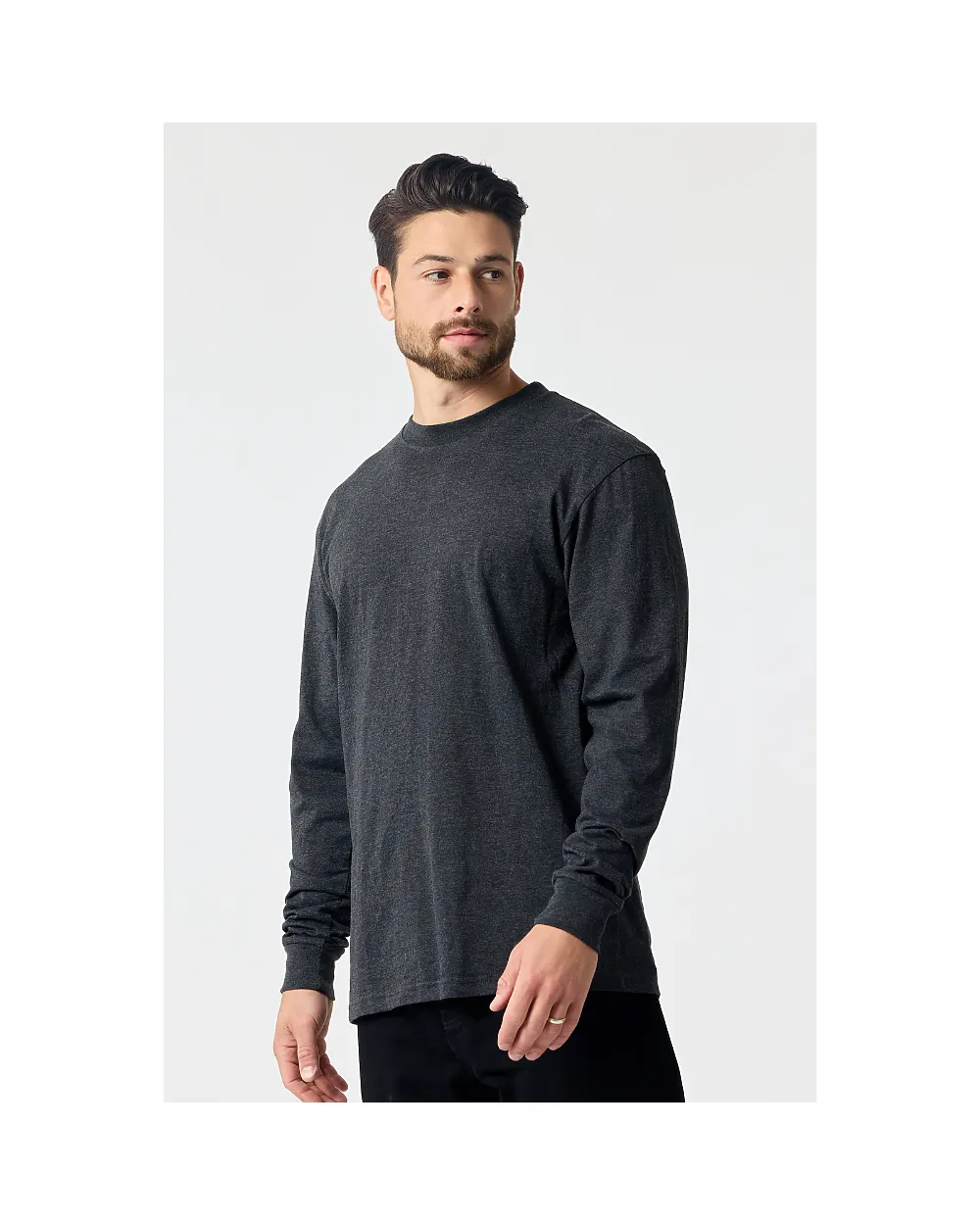 Smart Blanks Heavy Long Sleeve Charcoal Heather