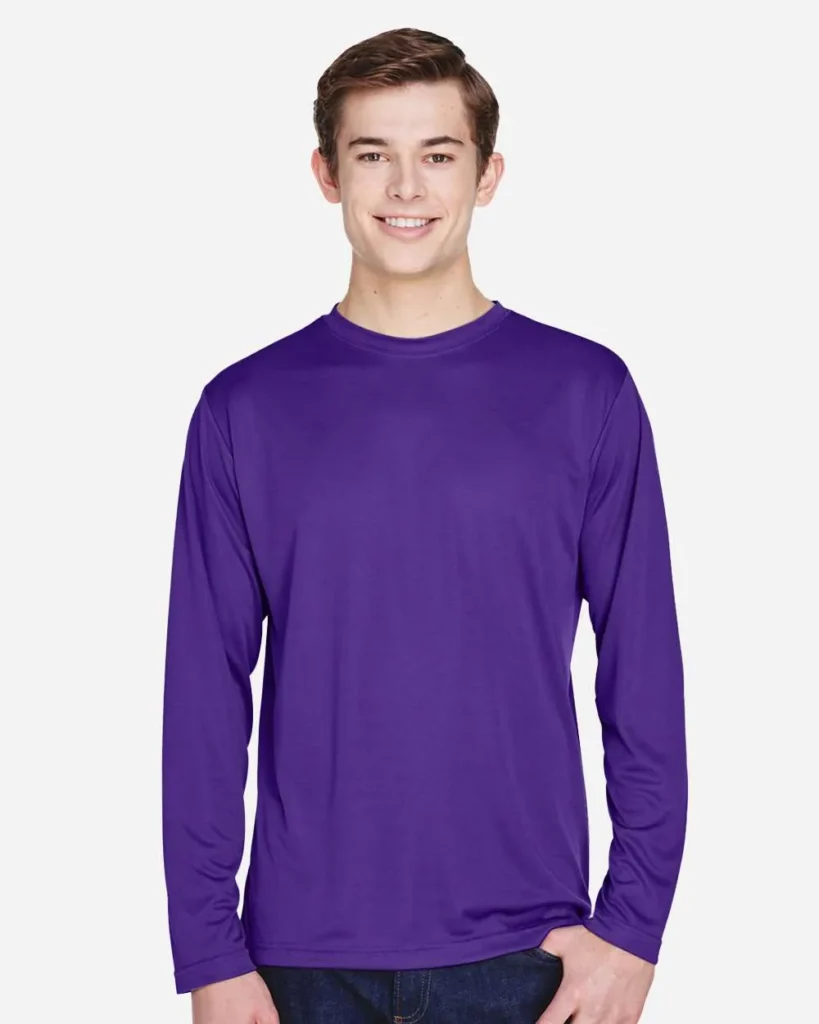 Team 365 Performance Long Sleeve Sport Purple