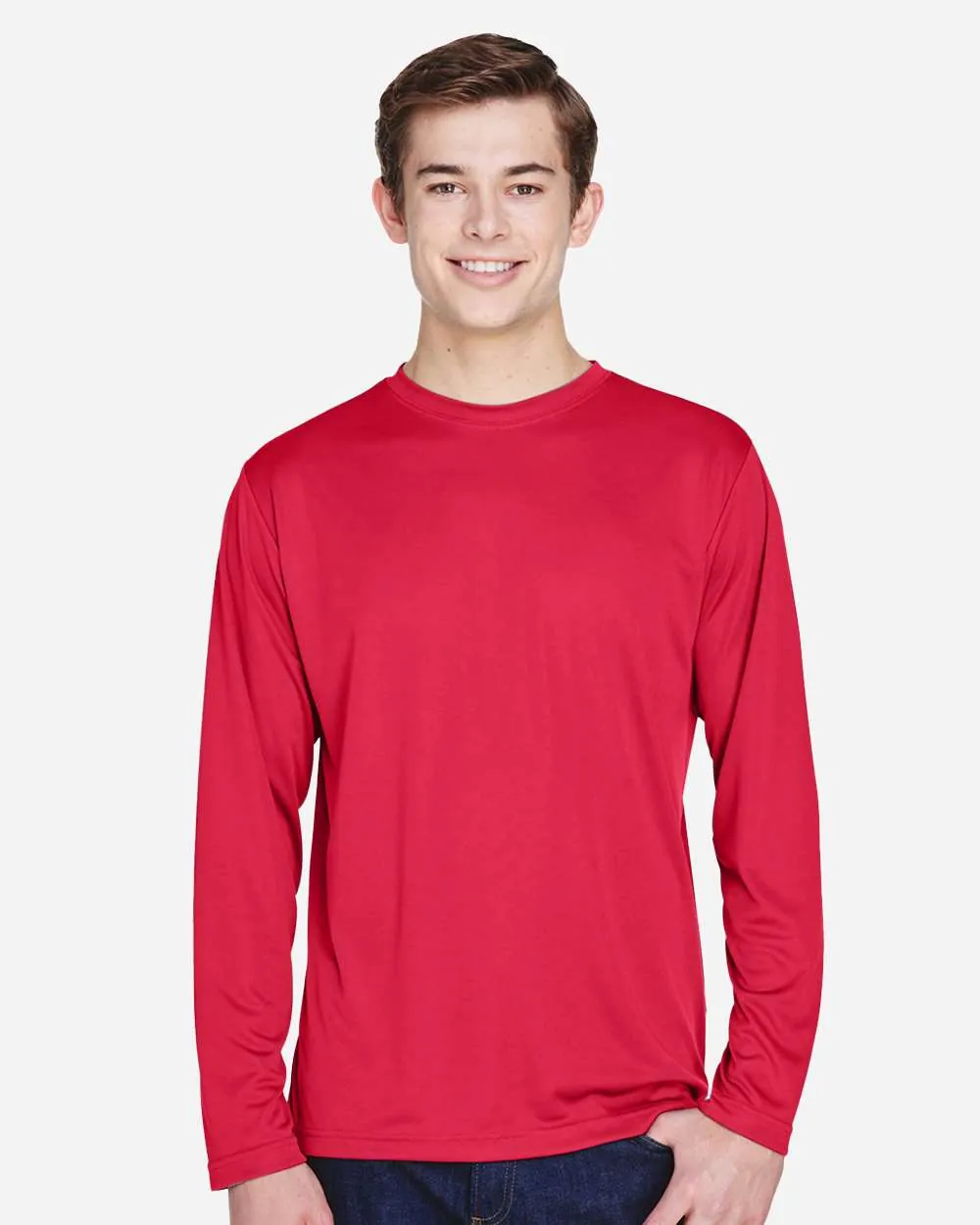 Team 365 Performance Long Sleeve Sport Red