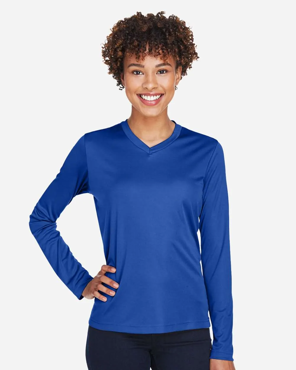 Team 365 Women's Performance Long Sleeve Sport Royal