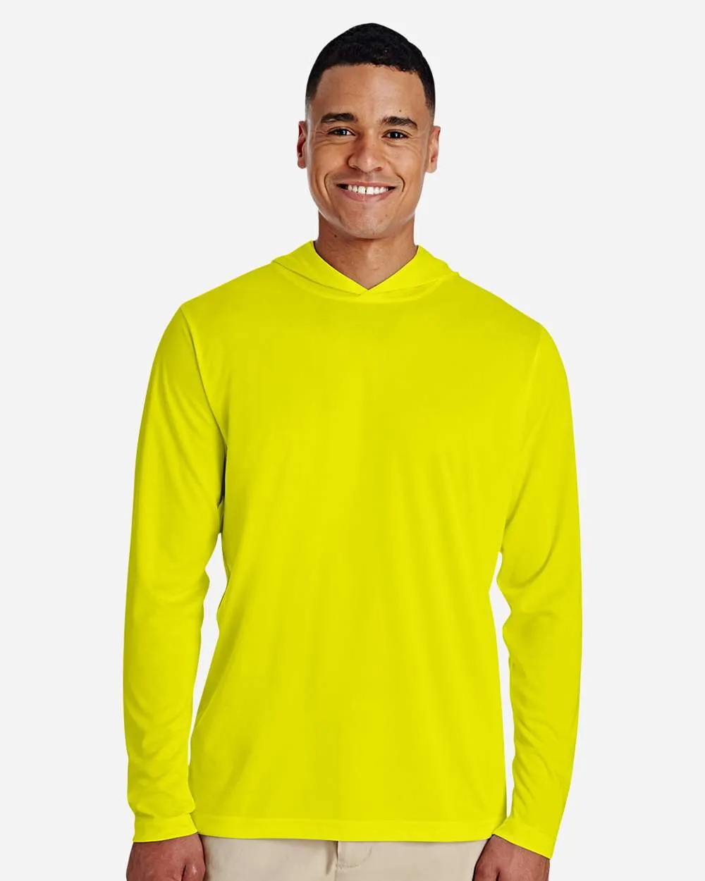Team 365 Hooded Performance Safety Yellow