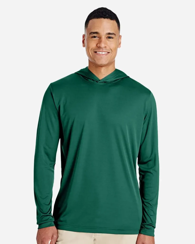 Team 365 Hooded Performance Sport Forest