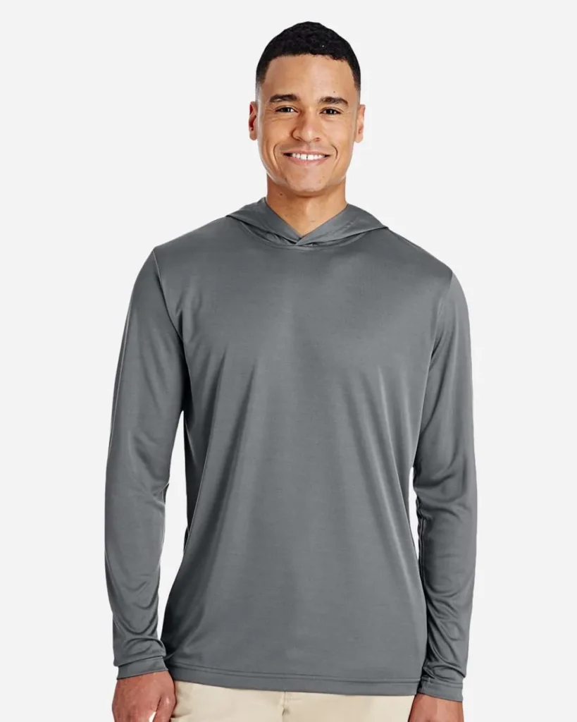 Team 365 Hooded Performance Sport Graphite