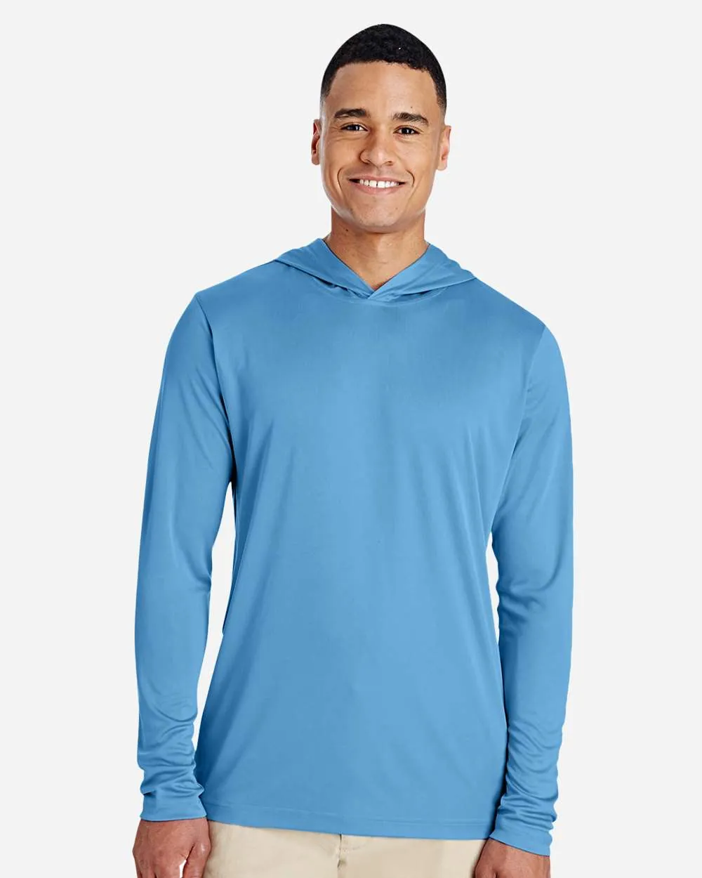 Team 365 Hooded Performance Sport Light Blue