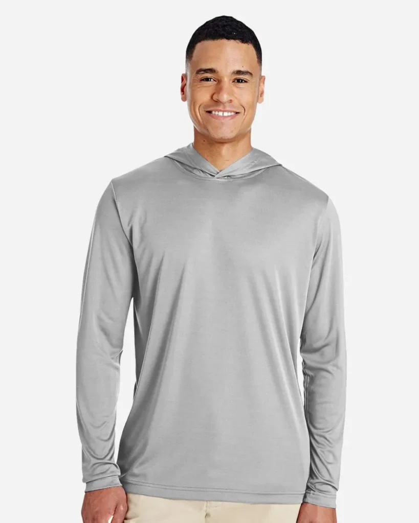 Team 365 Hooded Performance Sport Silver