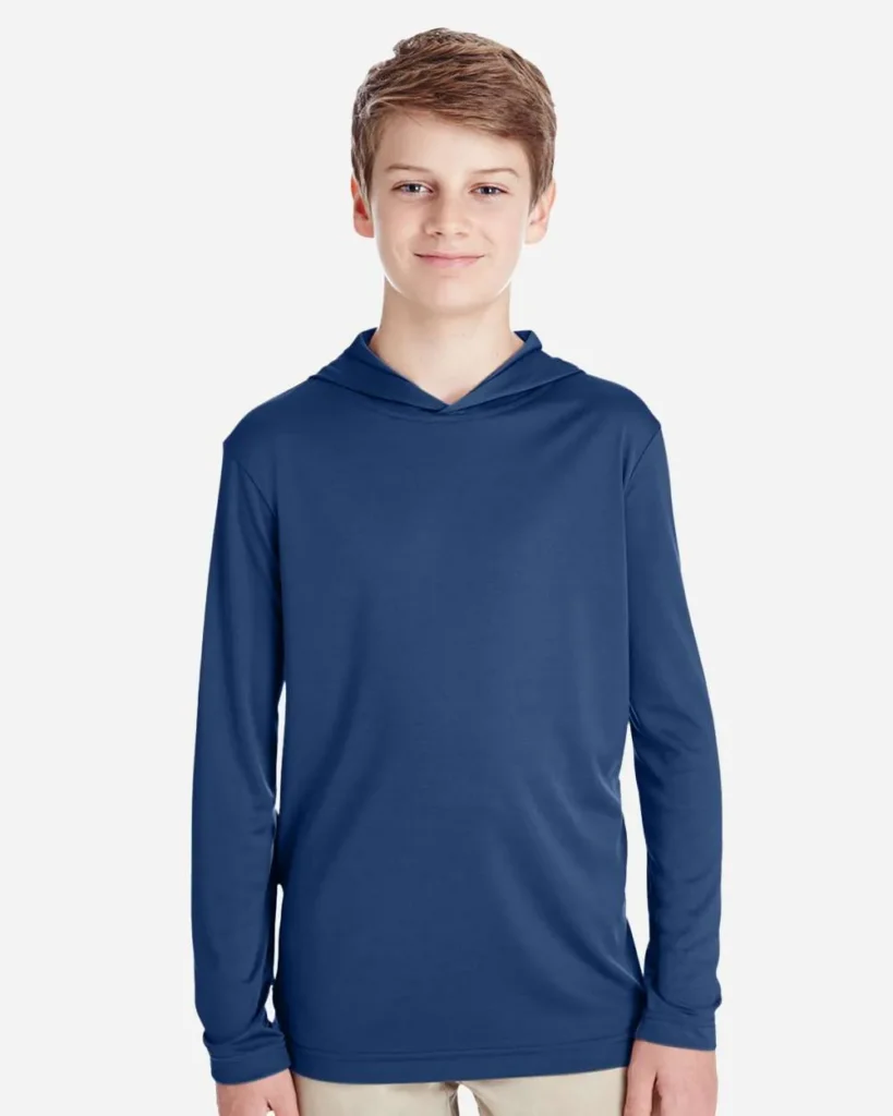 Team 365 Youth Performance Hoodie Sport Dark Navy