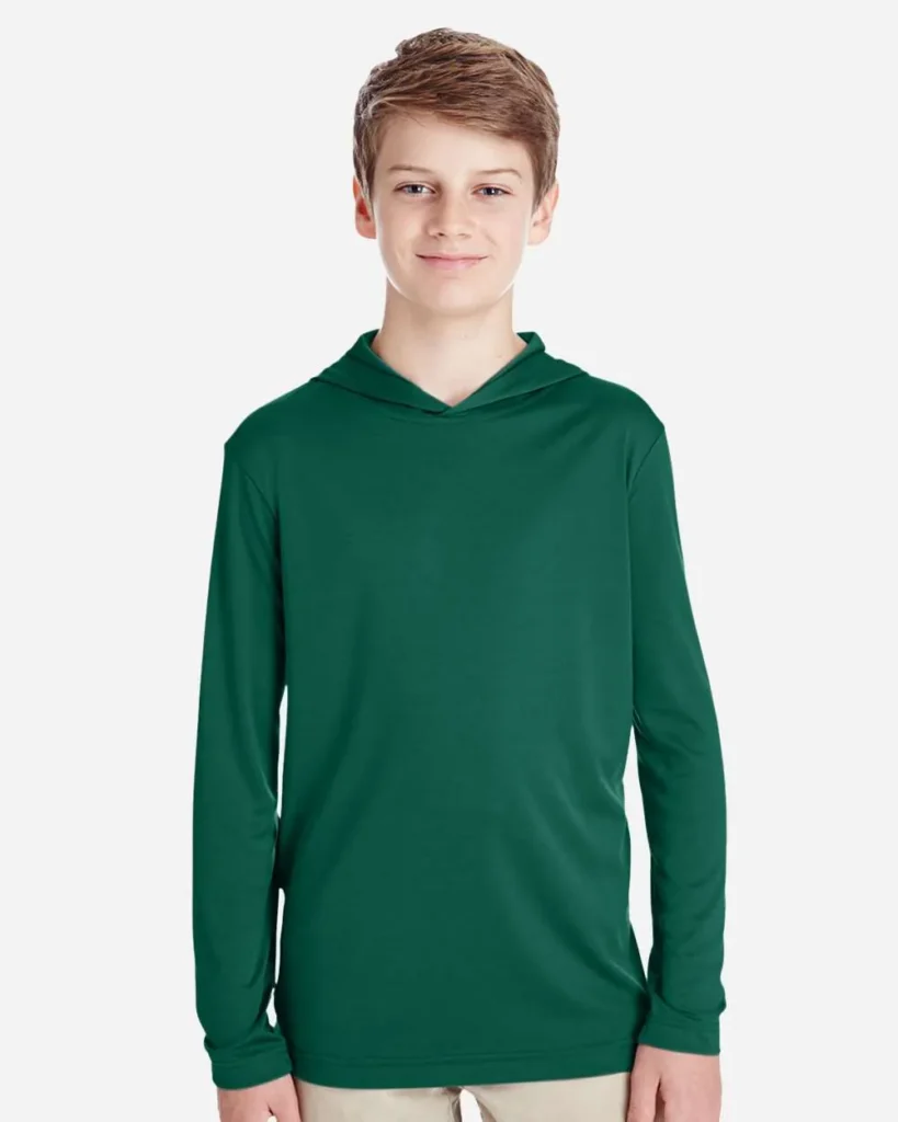 Team 365 Youth Performance Hoodie Sport Forest