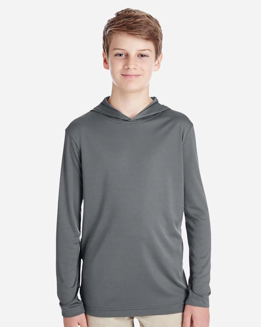 Team 365 Youth Performance Hoodie Sport Graphite