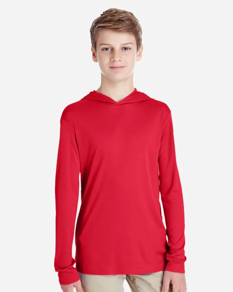 Team 365 Youth Performance Hoodie Sport Red