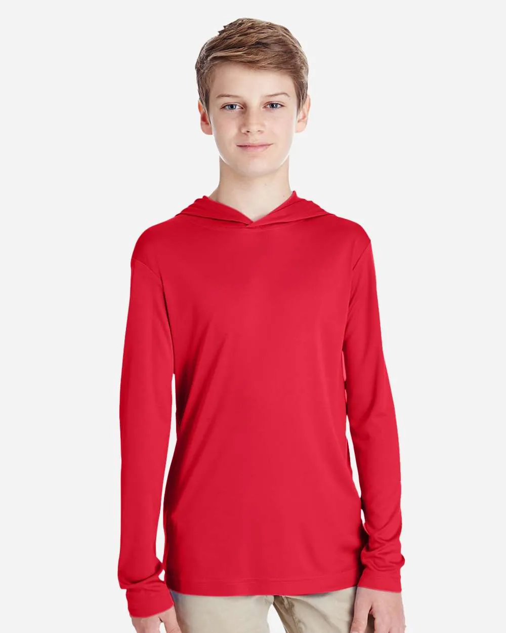 Team 365 Youth Performance Hoodie Sport Red